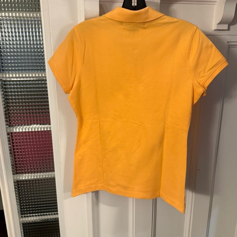 Vineyard Vines Susie Fit Womens Orange Short Sleeve Polo Shirt Size Small NWOT - Picture 4 of 11